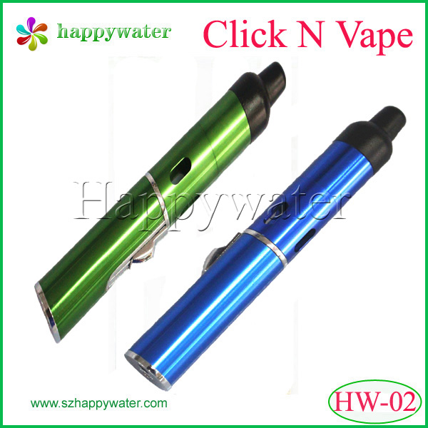 burn dry herb Click n Vape refill the gas