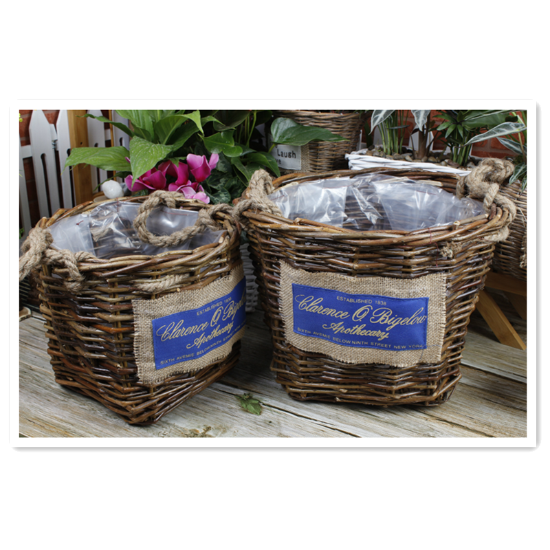 Cheap Wicker Plant Basket Wholesale,Garden Flower Pot Basket Buy Cheap Wicker Plant Basket