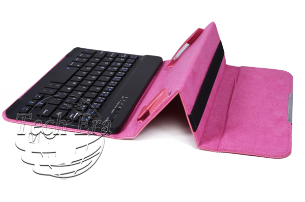 Oemブルートゥースキーボードの高さ、 usb充電ケーブルのためのbluetoothのキーボード用7-8inchユニバーサルタブレットケース問屋・仕入れ・卸・卸売り