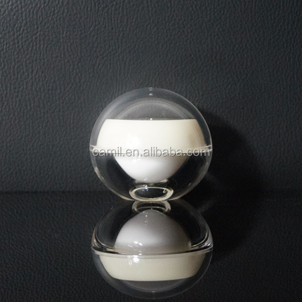 15ml30ml50ml金ボールの形のブランド化粧品容器販売のための仕入れ・メーカー・工場