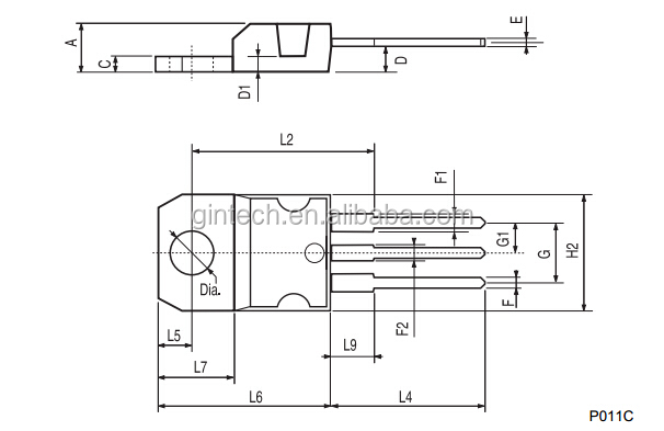 Tip42c Tip42 To220 Complementary Silicon Power Transistors - Buy Tip42c 