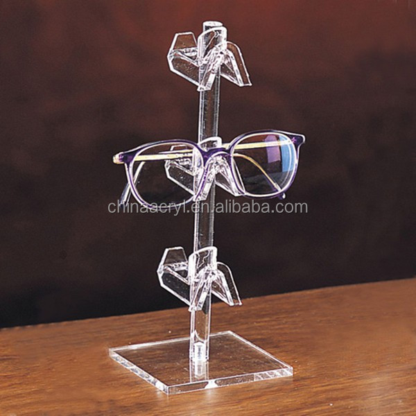 Customised Free Standing Acrylic Sunglass Eyeglasses Display Case With