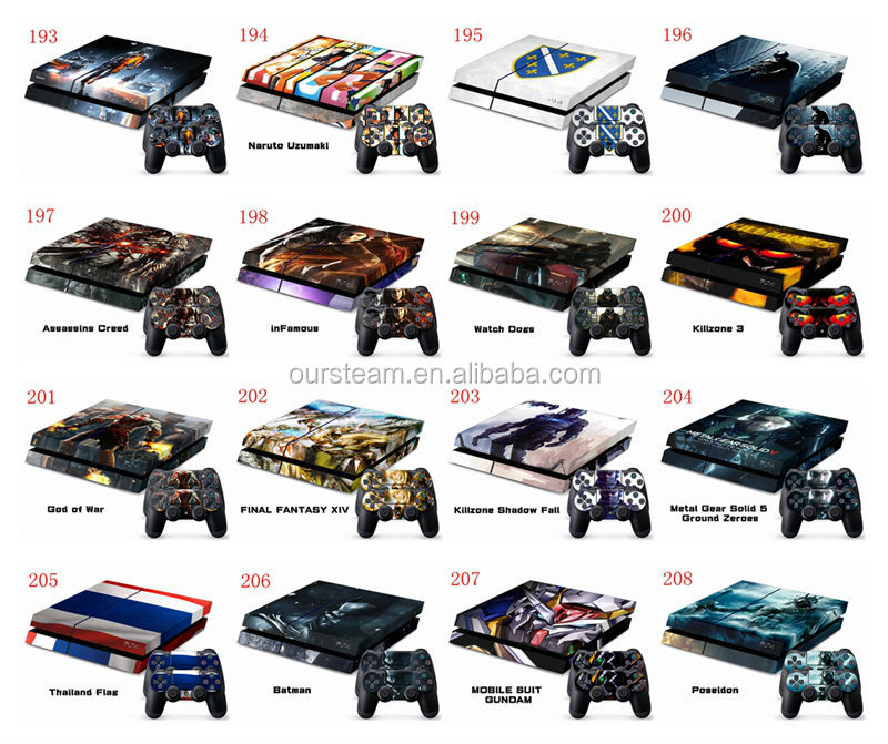 プレイステーション用4皮のステッカープレイステーション用4コンソール新しいが、 2011年2コントローラ問屋・仕入れ・卸・卸売り