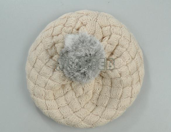 新しい秋冬のベビー帽子2014年柔らかく様式の子供の赤ちゃんのかぎ針編みのウールボンネット5400は帽子を編んだ問屋・仕入れ・卸・卸売り