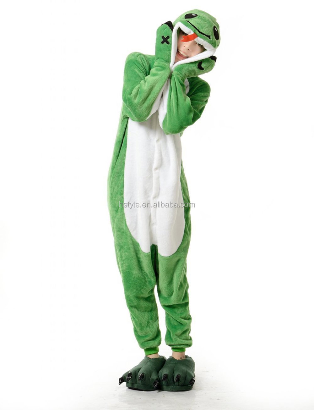 緑のヘビの成人男性女性男女兼用動物の着ぐるみパジャマパジャマhfc049sleepsuitコスプレ仕入れ・メーカー・工場