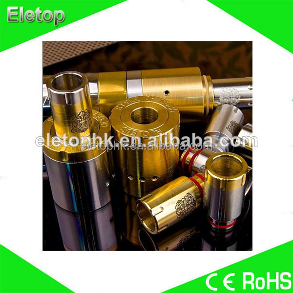 Alibaba Express Eletop Mephisto Atomizer Mephisto RDA / 1:1 Plume Veil Clone Copper Plume Veil RDA