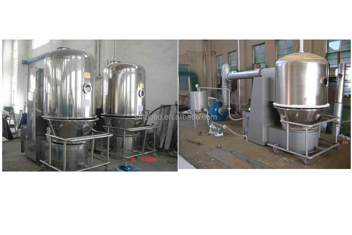 GFG High efficiency vertical cocoa powder fluid bed dryer