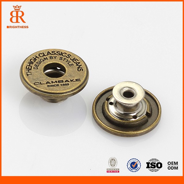 メタルボタン衣料用金属縫製ボタンジャンシャンクボタン仕入れ・メーカー・工場