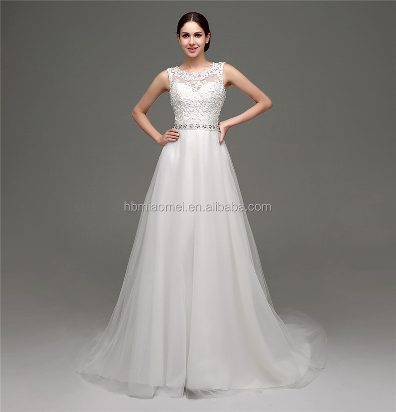 2016 Off Shoulder Lace Princess Slim Line Dubai Muslim Wedding