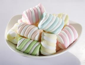 high speed five sections marshmallow packing machine line