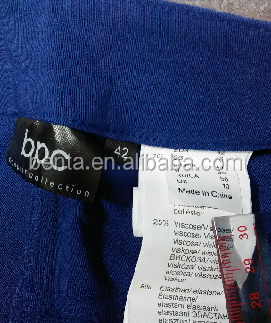 レディースファッションカジュアル2014年kf7270青いパンツ仕入れ・メーカー・工場