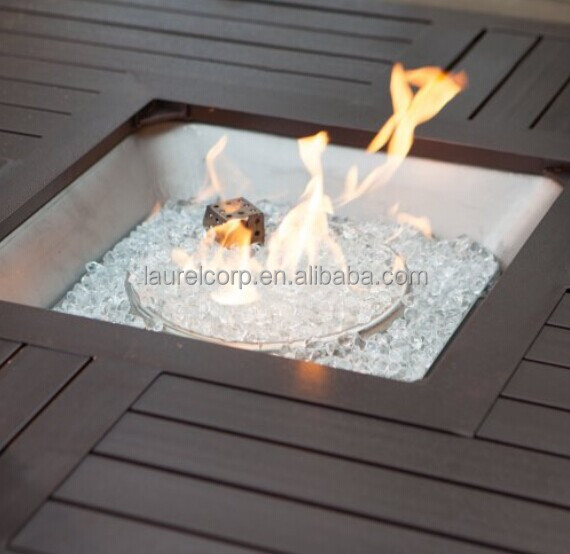 熱い販売の正方形の鋳造アルミ40000btu天然ガスの火のピット問屋・仕入れ・卸・卸売り