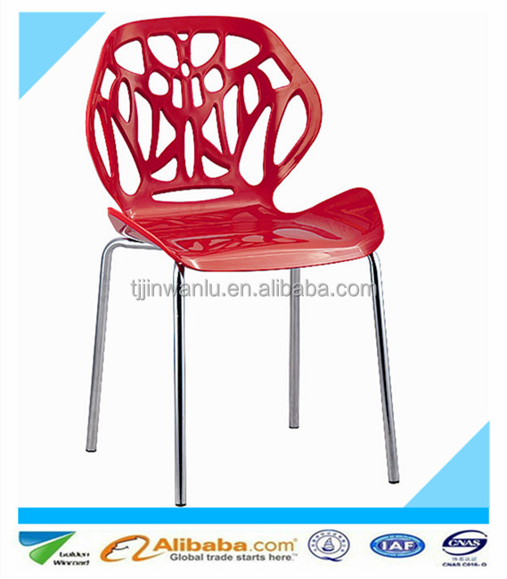 を提供する熱い販売のモダンで明るい着色されたプラスチック製のカフェの椅子/レストランの椅子問屋・仕入れ・卸・卸売り