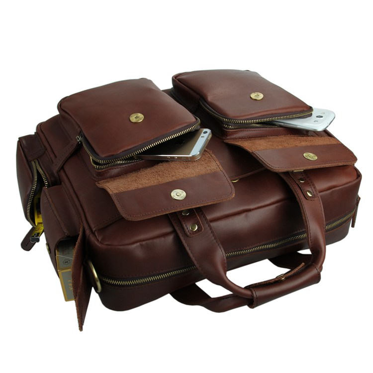 2014 Arrival Unique Design Laptop Briefcase For Leather #7219R