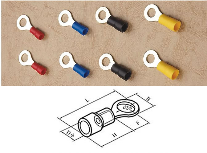 工場直売良い使用リング形状の電気ワイヤ端子仕入れ・メーカー・工場