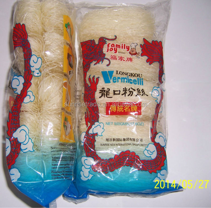 Certificated by HACCP/ISO/FDA/QS Green Bean/Pea Longkou Vermicelli