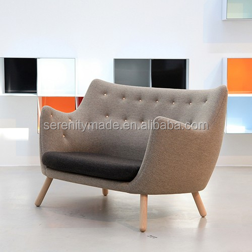 2016 moderno sofá de la sala muebles con patas de madera sofás ... Muebles de sala en l modernos
