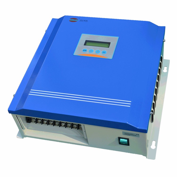 2kw Wind Turbine And 600w Solar Panel Hybrid Power System 24v Battery