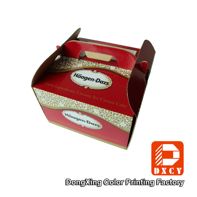 Glossy lamination sturdy corrugated wedding cake box