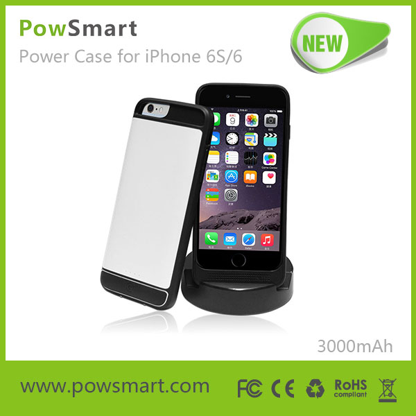 新しい20153200mahのmfi6siphone用のためのケースを充電iphoneケースiphone充電用バッテリーケース仕入れ・メーカー・工場