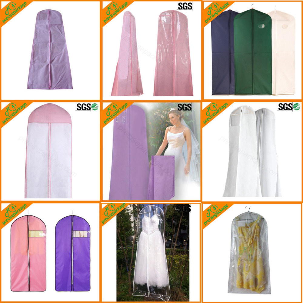 安い再利用可能なカスタム印刷されたウェディングドレスの衣装袋卸売仕入れ・メーカー・工場