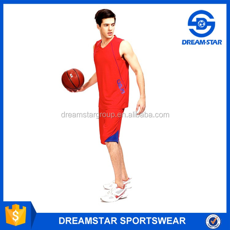 ユニークなスタイルバスケットボールジャージ制服デザインカラー赤仕入れ・メーカー・工場