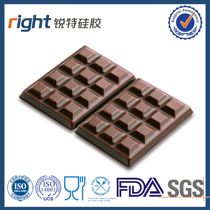 Silicone Chocolate Candy Bar Mold Mould-Chocolate