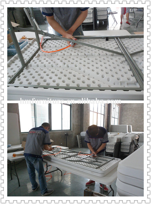 可動6フィートhdpeのプラスチック折りたたみ式会議テーブル仕入れ・メーカー・工場
