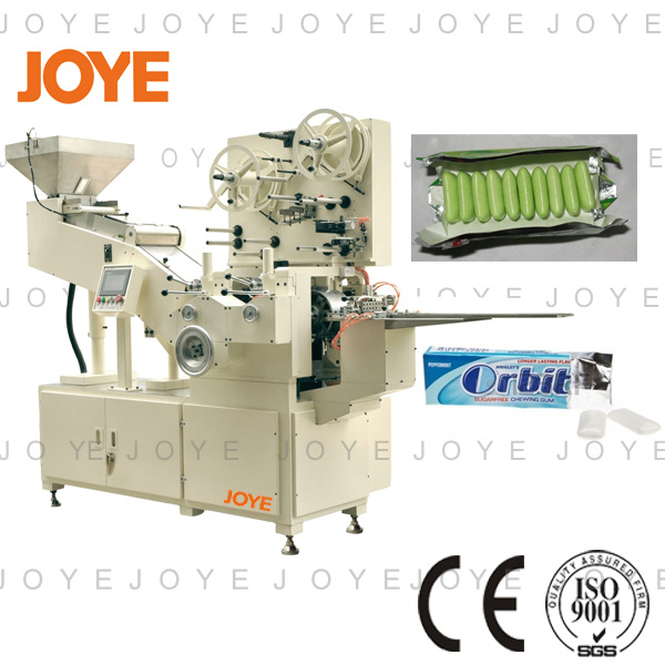 JY-800T H-FFS Flow Wrapper Bagging Machine For Chewing Gum With High Speed