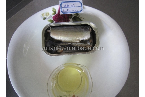 High Quality 155g HALAL Certificate Canned Sardine In Oil