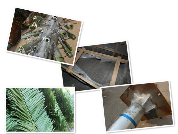 5m China high quality coconut tree home/playground/beach/swimming pool outdoor decoration UV protective artificial coconut tree