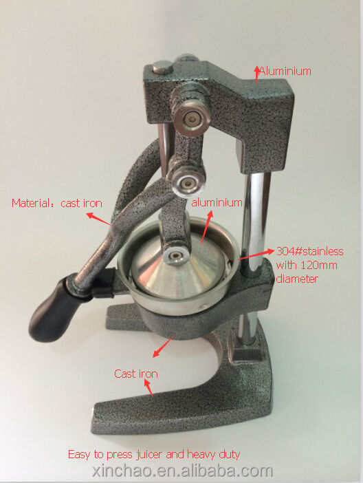 鋳鉄シトラスジューサープレス手とザクロ問屋・仕入れ・卸・卸売り