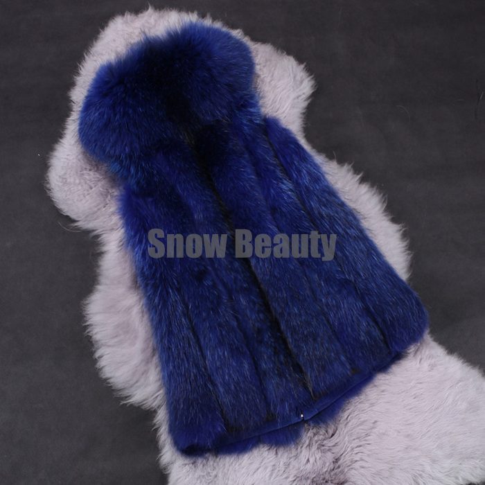 luxury raccoon fur vest middle long women (2).jpg