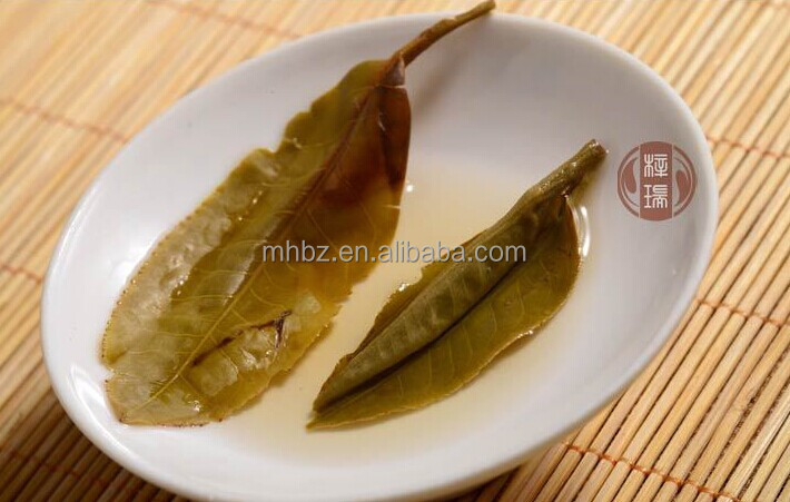 Healthy drinking unfermented puer teas