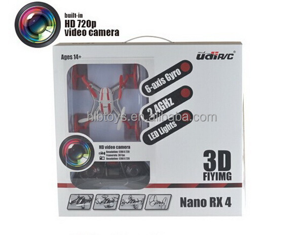 ナノudiu841quadrotor2.4g4ch6- 軸カメラ付きrtfrcquadcopter建て- 720pのカメラ問屋・仕入れ・卸・卸売り