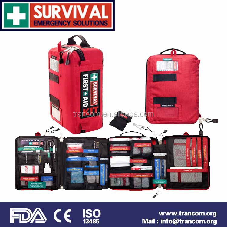 ・屋外tr002旅行応急処置キットリスト専門の応急処置キットポケット付き( ce・iso・fda& tga) が承認された仕入れ・メーカー・工場