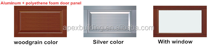 白い色オーバーヘッドガレージドア窓付き自動遠隔制御オーバーヘッドガレージドアオープナー亜鉛メッキ鋼/アルミ 問屋・仕入れ・卸・卸売り