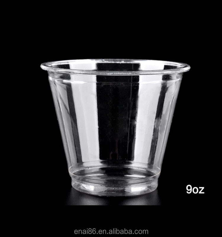 安いプロモーションユニークなデザインプラスチックペットカップパーティージュースカップ冷たい飲み物用仕入れ・メーカー・工場