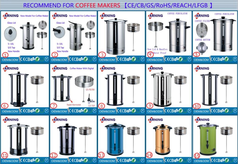 35、 47、 52、 75、 レストランコーヒーカップ88ビュッフェ機器ディスペンサーステンレス鋼コーヒー沸かし器仕入れ・メーカー・工場