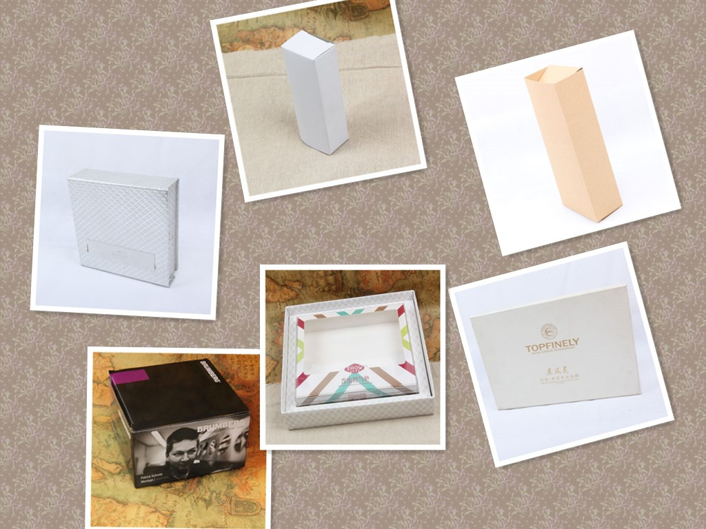 Cast-iron red wine paper box china