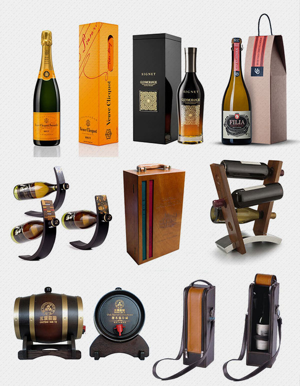 2014 hot sell X-556 handmade white wine box/red wine paper box