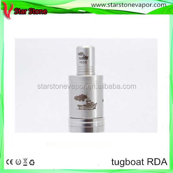 starstone 2014 newest tugboat rda atomizer clone E1 gigante 26650 mod in stock