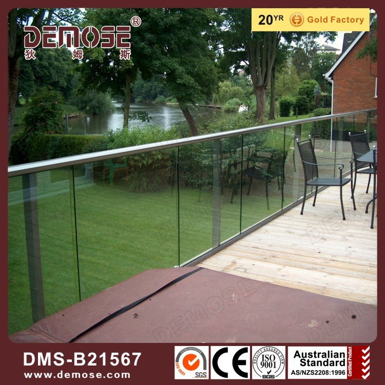 Modernen balkon balkon geländer design glas mit hoher qualität ...