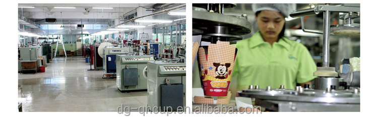 A series of custom printed double PE coated nice pattern paper ice cream cup