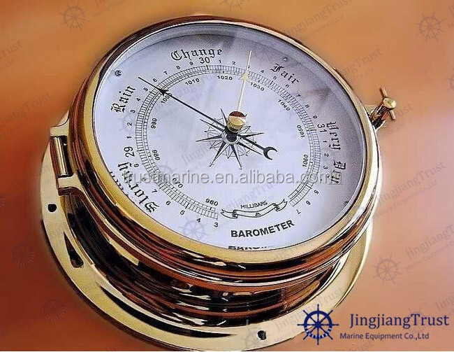 Nautical Barometer Vessel Marine Desktop Brass Aneroid Barometer Buy