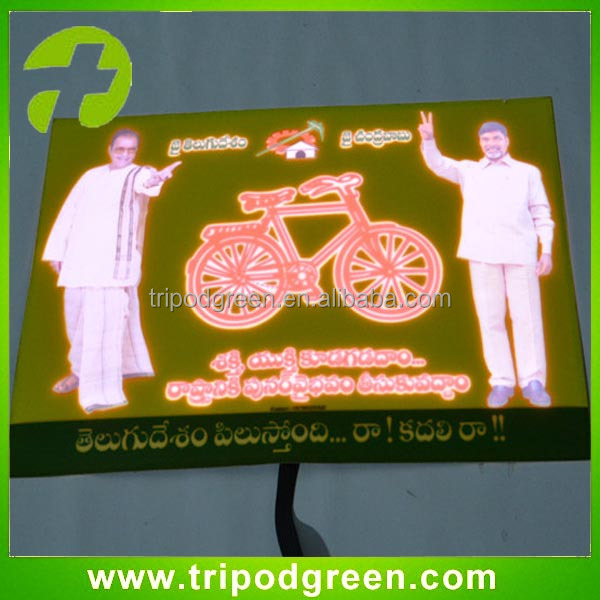 低消費、 緑の広告製品までのelライト用ポスターバイク- インド熱い販売仕入れ・メーカー・工場