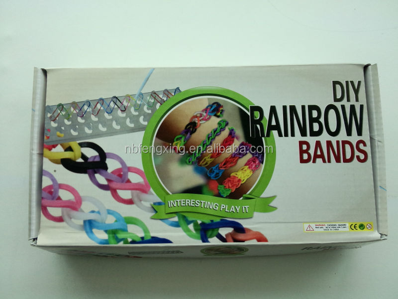 虹の装飾diy新しい設計されたカラーボックスやビニールでバンドをケーシングバンド織機問屋・仕入れ・卸・卸売り