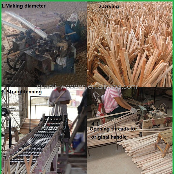 中国の製造業者は木製ハンドルモップハンドルコーティングされたpvcと問屋・仕入れ・卸・卸売り