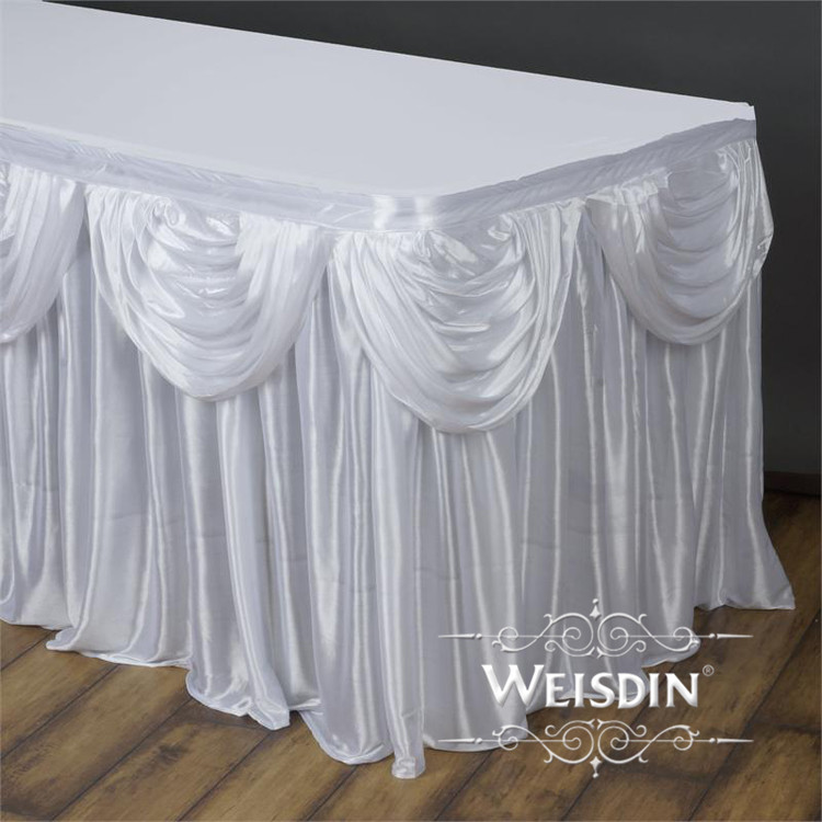 White Satin Double Drape Table Skirt 17'.jpg