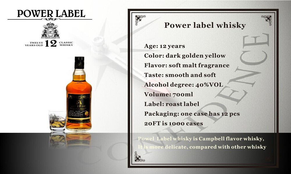 China professional facotry exports whisky xo